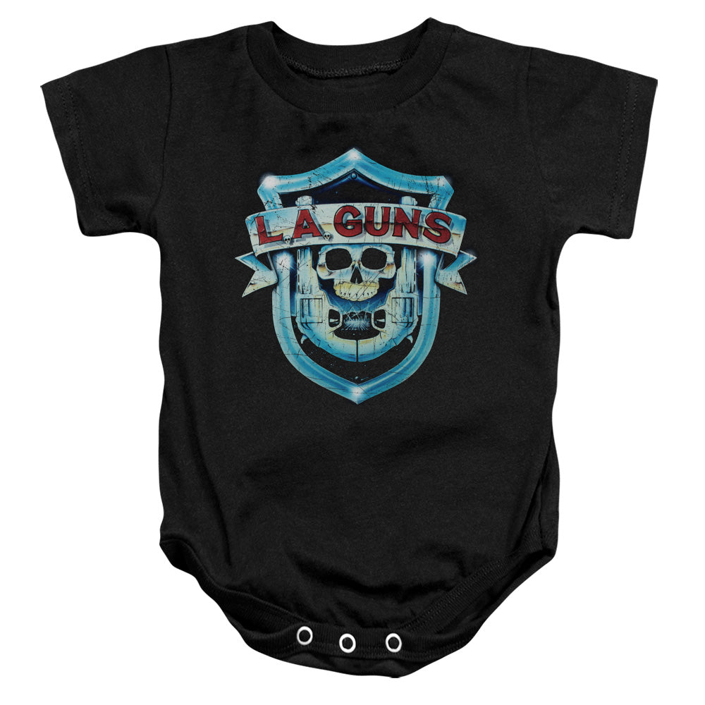 L.A. Guns™ Baby Onesie - Officially Licensed - La Guns Shield - Infant Snapsuit, Baby Bodysuit, Baby Clothes