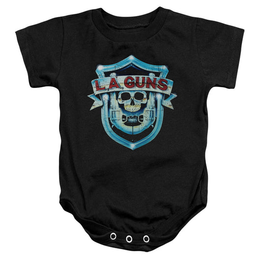 L.A. Guns™ Baby Onesie - Officially Licensed - La Guns Shield - Infant Snapsuit, Baby Bodysuit, Baby Clothes