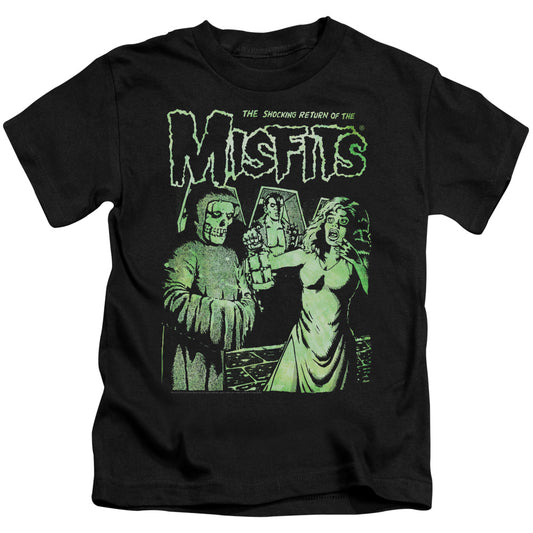 Misfits™ - Juvenile Kids T-Shirt (Ages 4-7) - Juvenile T Shirt - The Return - Officially Licensed Size 4 5 6 7
