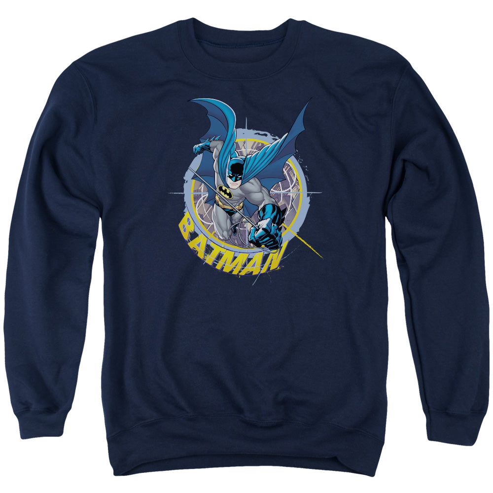 Batman - In The Crosshairs Adult Crewneck Sweatshirt - Forces Of Mankind