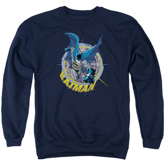 Batman - In The Crosshairs Adult Crewneck Sweatshirt - Forces Of Mankind