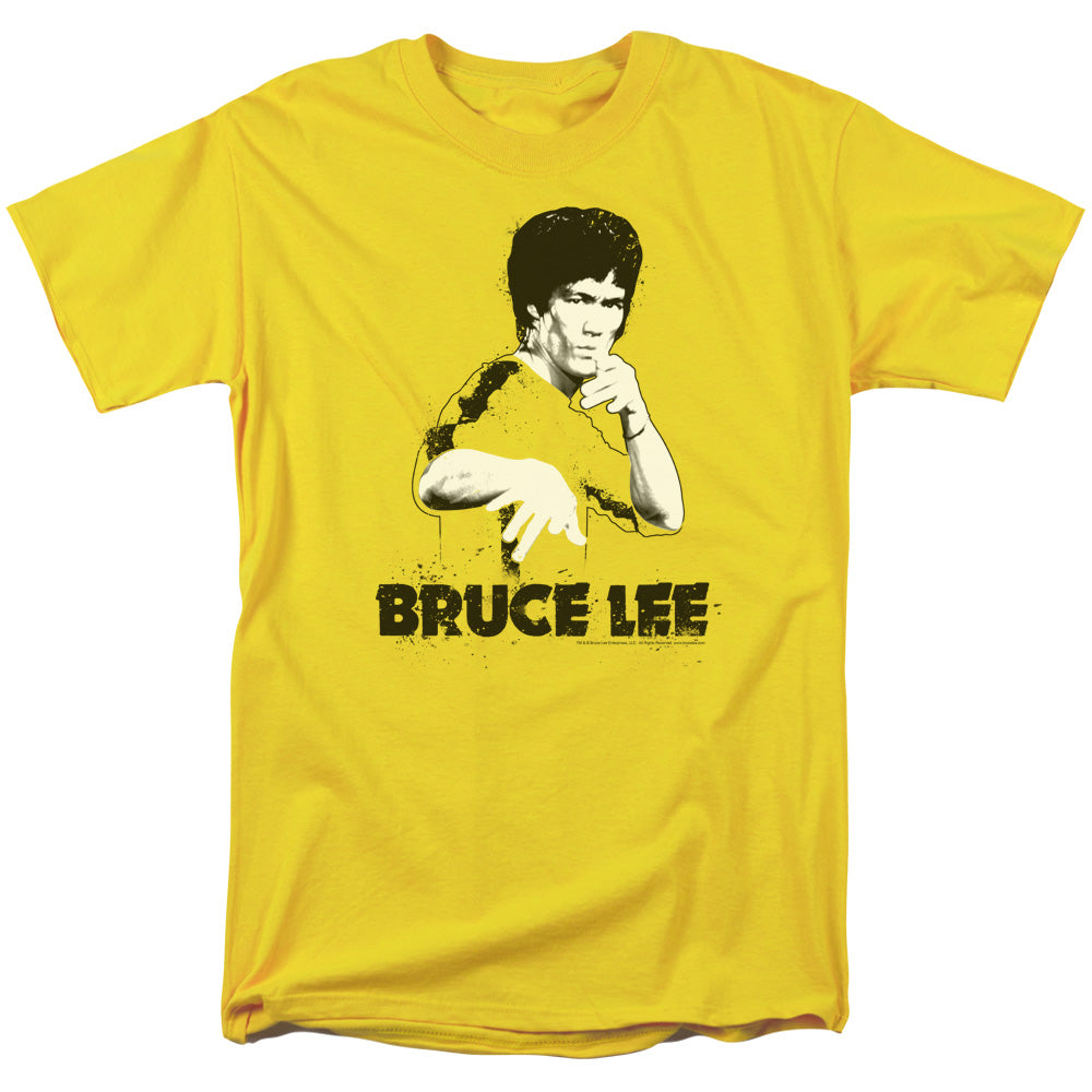 Bruce Lee™ Shirt - Officially Licensed - Adult Unisex Short Sleeve T-Shirt - Martial Arts Shirt - Kung Fu Shirt - Suit Splatter