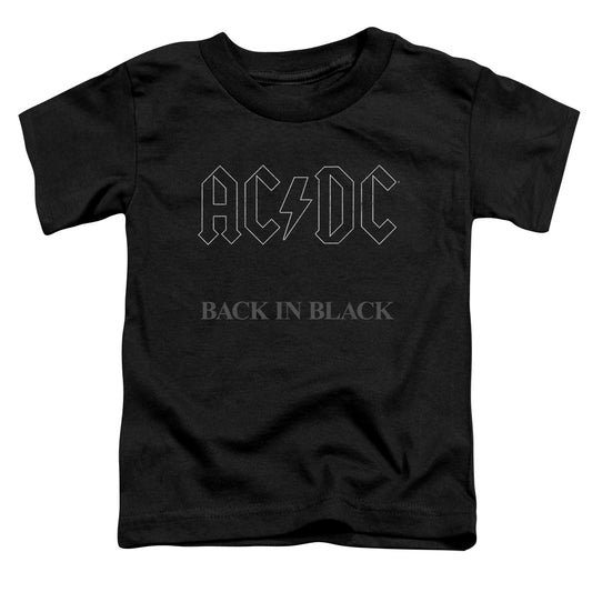 Acdc - Back In Black Short Sleeve Toddler Tee - Forces Of Mankind