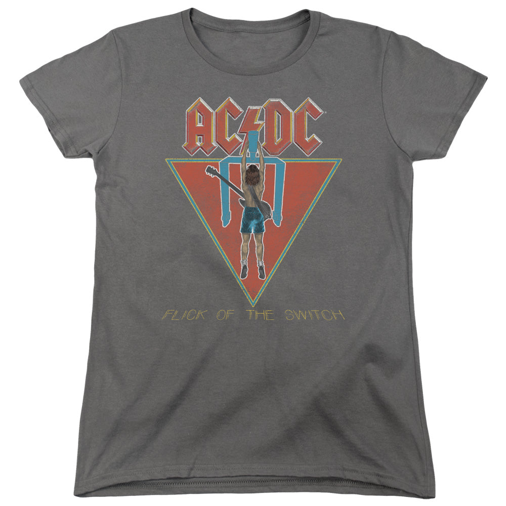 Acdc - Flick Of The Switch Short Sleeve Women's Tee - Forces Of Mankind