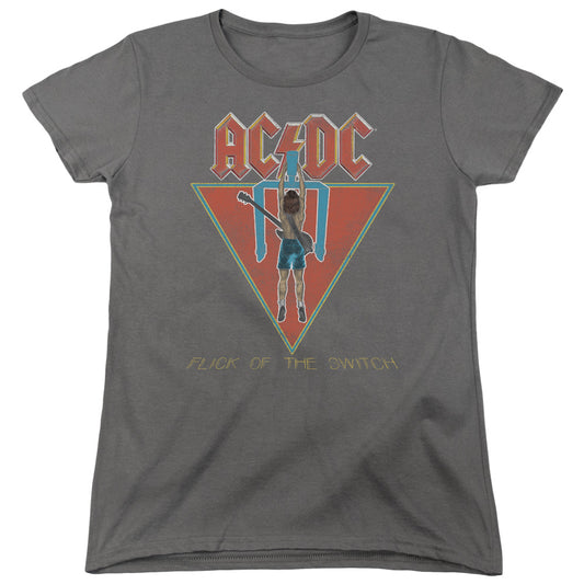 Acdc - Flick Of The Switch Short Sleeve Women's Tee - Forces Of Mankind