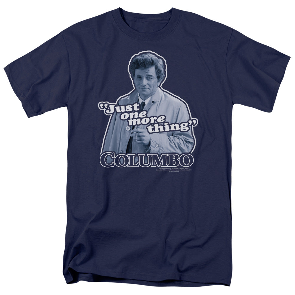 Columbo™ Shirt - Just One More Thing - Adult Unisex Short Sleeve T-Shirt - Officially Licensed