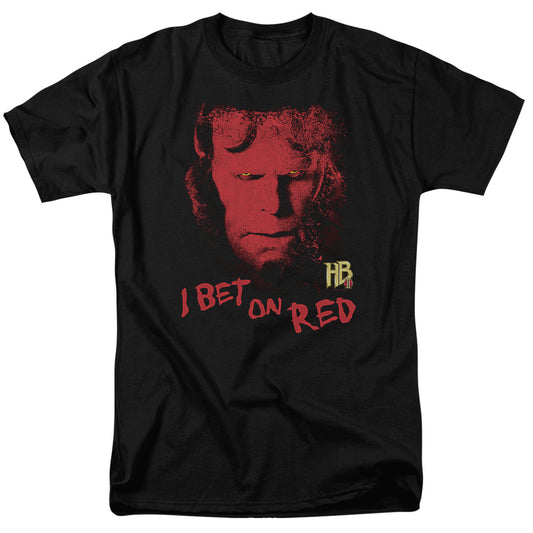 Hellboy™ 2 Shirt - I Bet On Red - Officially Licensed - Adult Unisex Short Sleeve T-Shirt