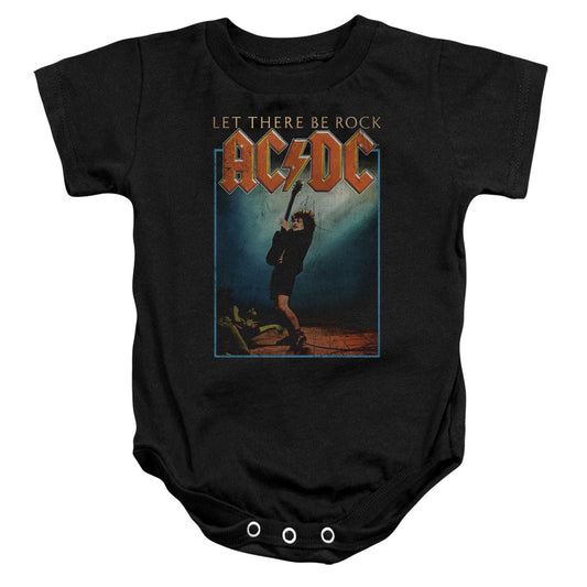 Acdc - Let There Be Rock Baby Onesie, Baby Bodysuit, Infant Snapsuit, Rock And Roll, Highway To Hell - Forces Of Mankind