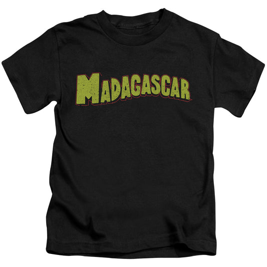 Madagascar - Juvenile Kids T-Shirt (Ages 4-7) - Short Sleeve Juvenile T-Shirt Tee - Logo - Officially Licensed