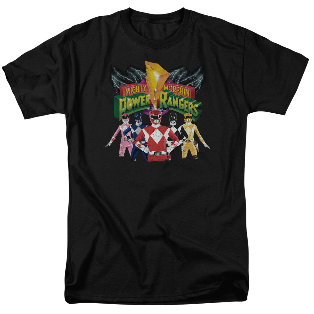 Power Rangers™ Shirt - Officially Licensed - Rangers Unite - Unisex Adult Short Sleeve T-Shirt - S M L XL 2X 3X 4X 5X