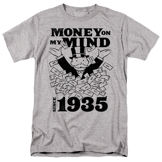 Monopoly™ Shirt - Officially Licensed - Money Mind Since 35 - Adult Unisex Short Sleeve T-Shirt