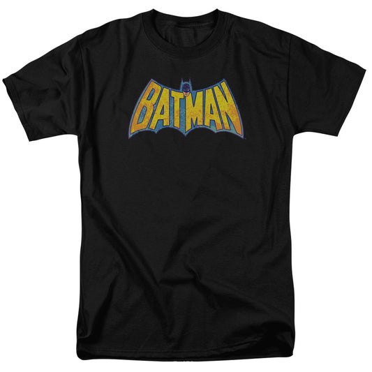 Batman™ Retro Shirt - DC Comics Vintage - Officially Licensed - Adult Unisex Short Sleeve T-Shirt - Batman Neon Distressed