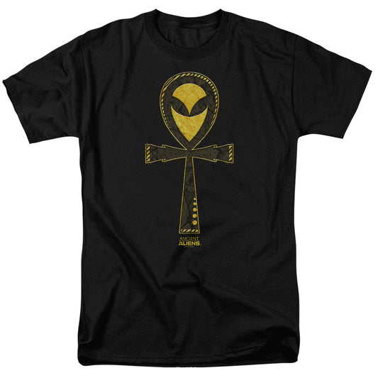 Ancient Aliens™ TV Show Shirt - Alien Shirt - Officially Licensed - Adult Unisex Short Sleeve T-Shirt - Alien Ankh