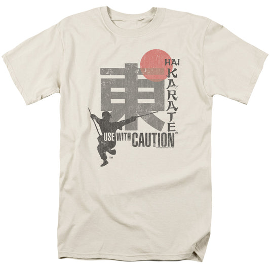 Hai Karate Shirt - Caution - Vintage Movie TV Shirt - Adult Unisex Short Sleeve T-Shirt - Officially Licensed