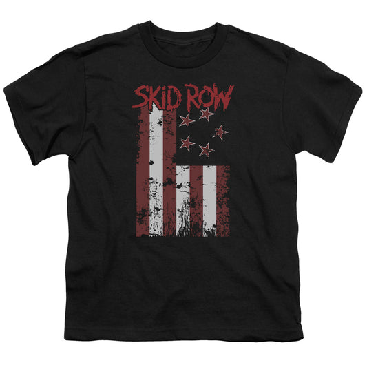 Skid Row - Youth Kids T-Shirt (Ages 7+) - Short Sleeve Youth Tee - Flagged