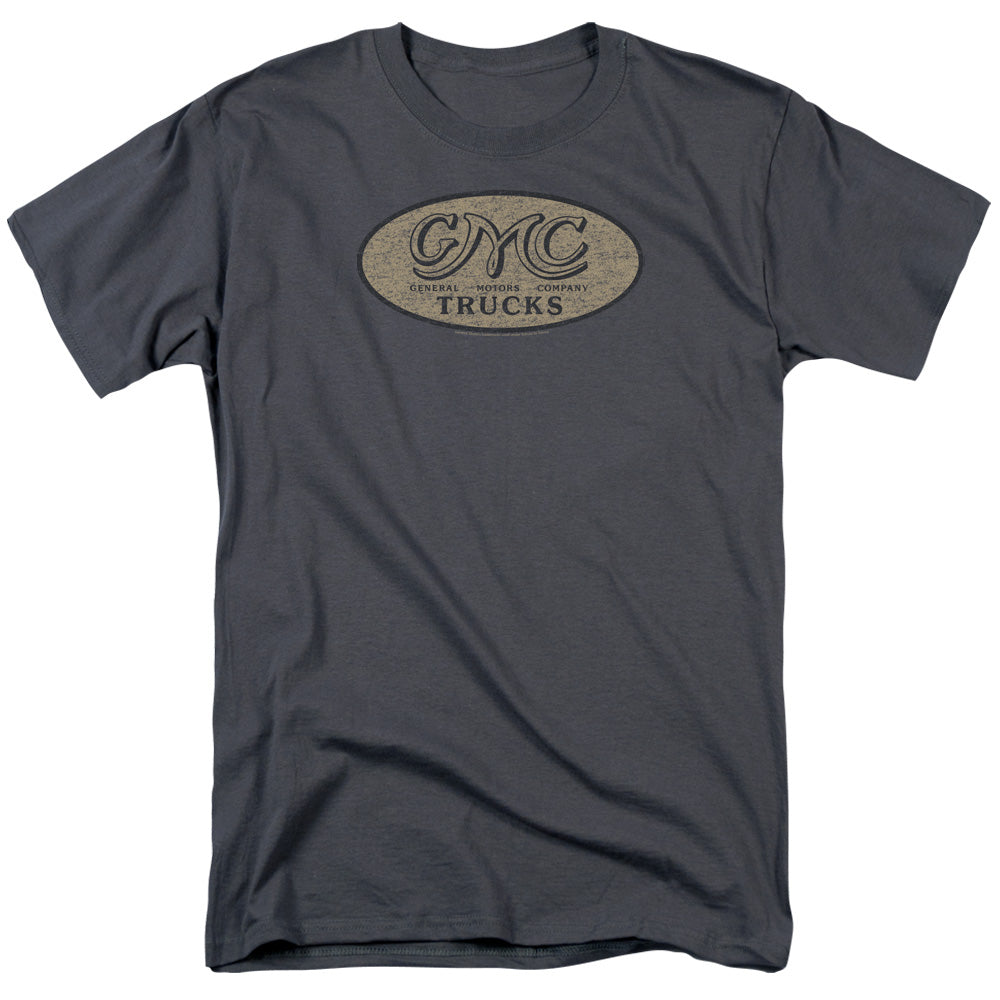 GMC Shirt - Vintage Oval Logo - Truck, Car, Brand - Adult Unisex Short Sleeve T-Shirt - Officially Licensed