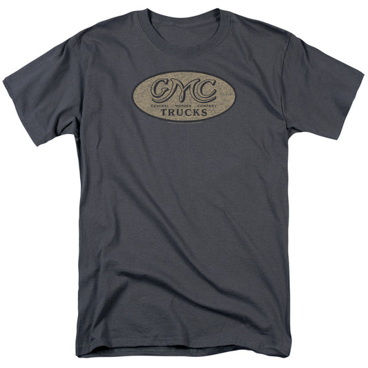 GMC Shirt - Vintage Oval Logo - Truck, Car, Brand - Adult Unisex Short Sleeve T-Shirt - Officially Licensed