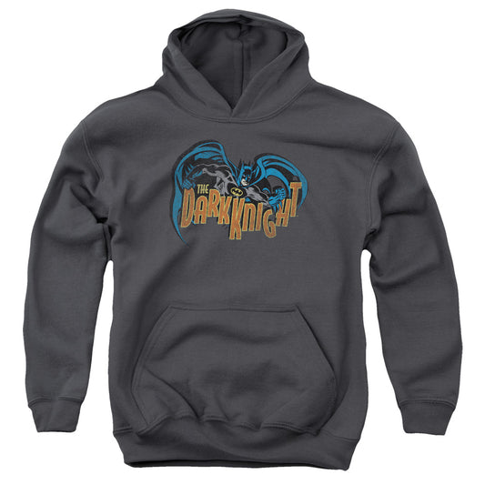 Batman - Retro Dark Knight Youth Pull Over Hoodie - Forces Of Mankind