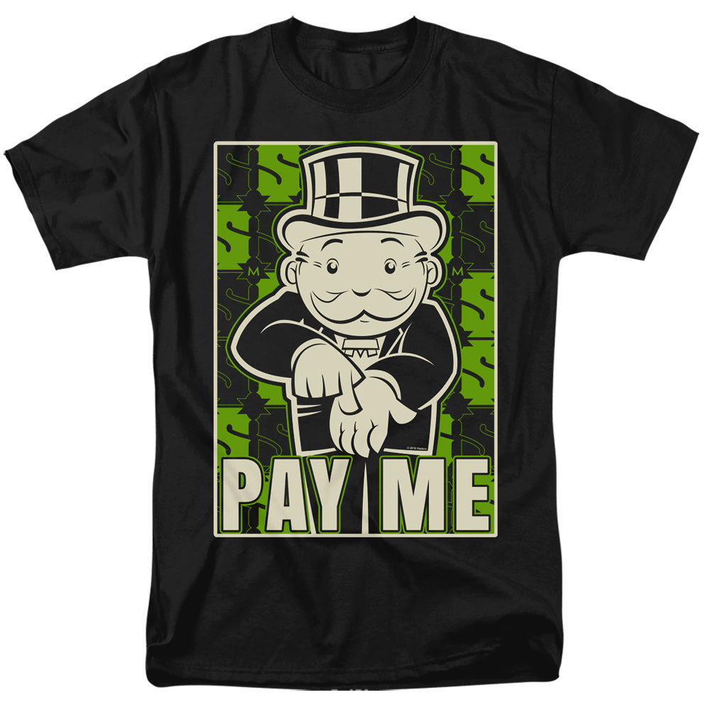 Monopoly™ Shirt - Officially Licensed - Pay Me - Adult Unisex Short Sleeve T-Shirt
