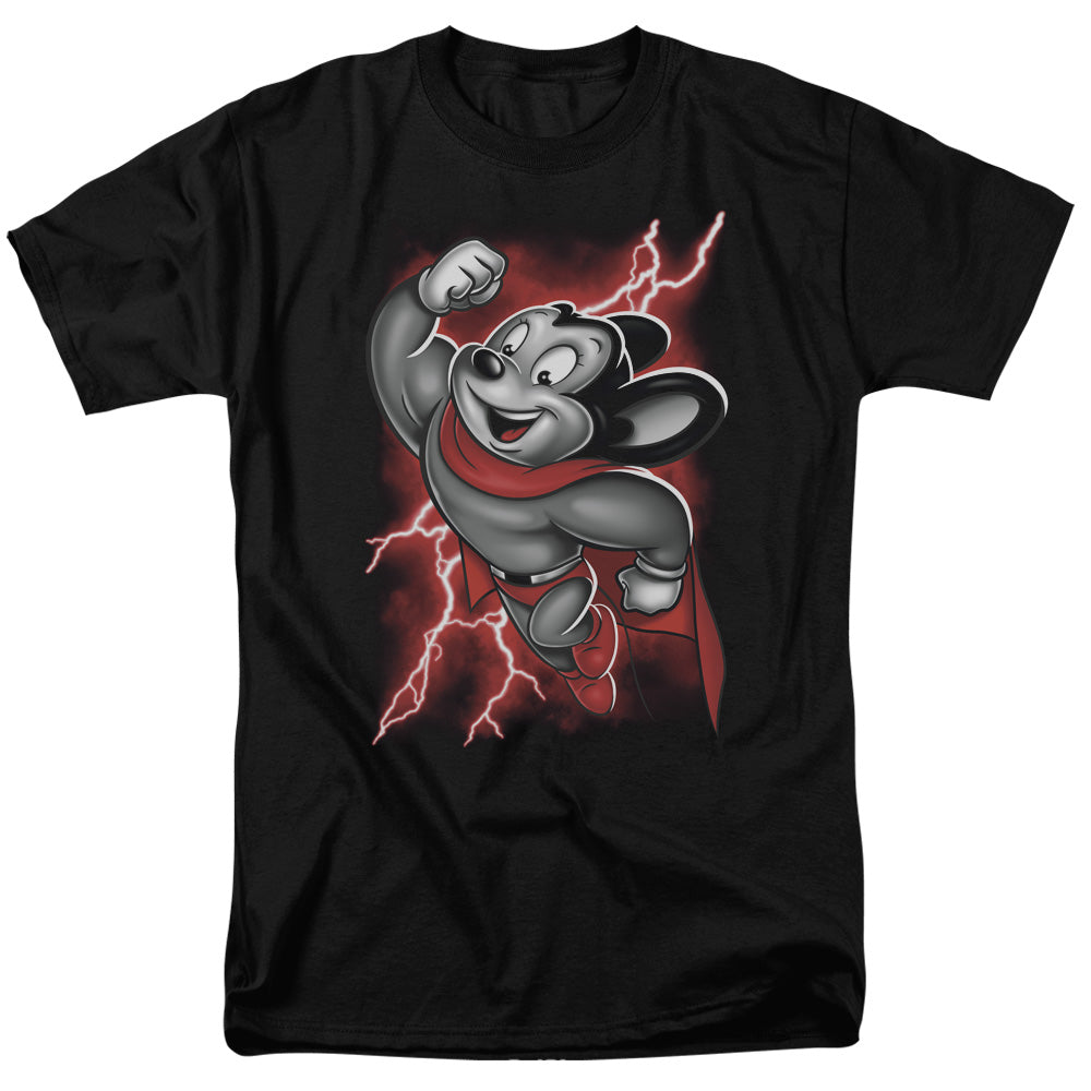 Mighty Mouse™ Shirt - Mighty Storm - Officially Licensed - Adult Unisex Short Sleeve T-Shirt