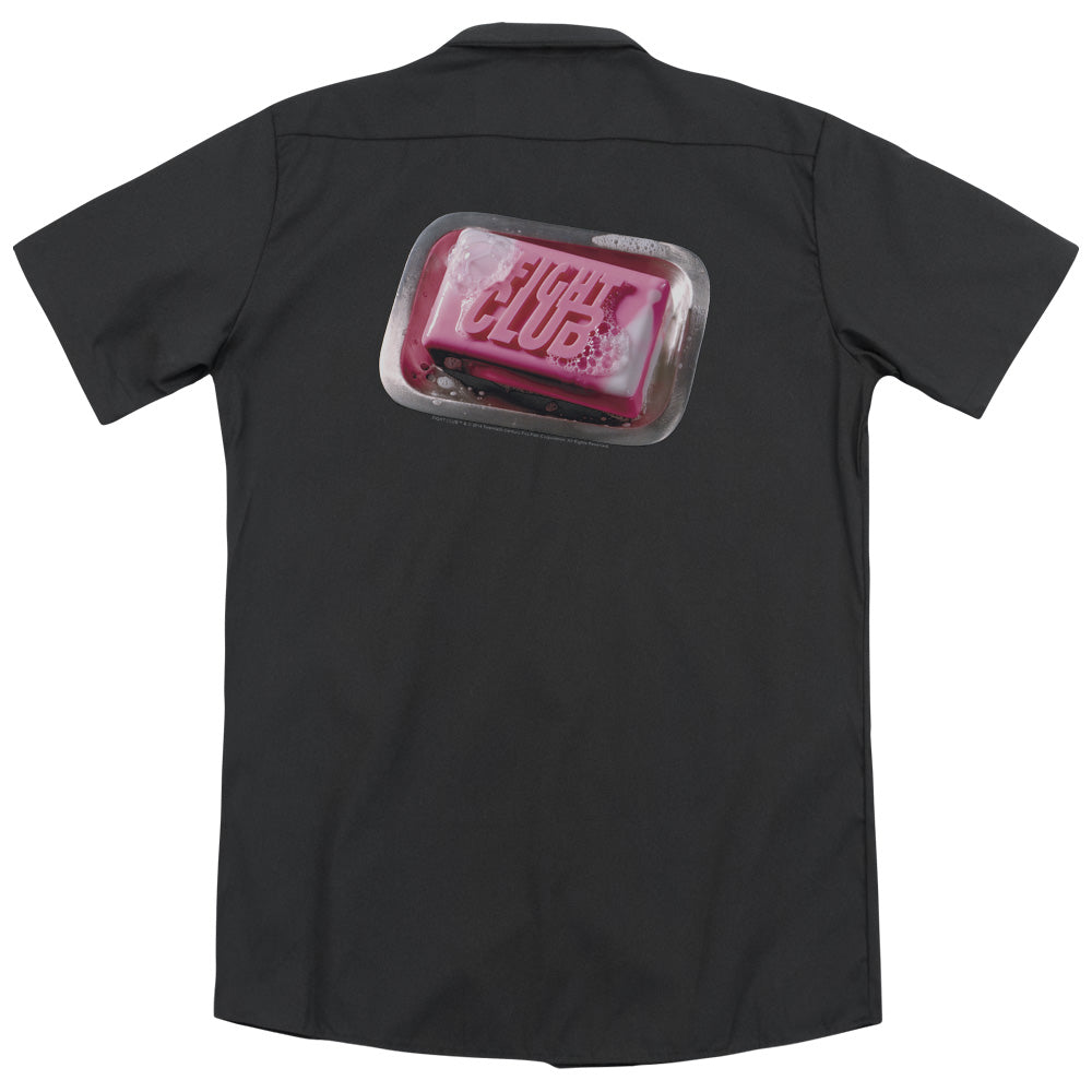 Fight Club™ Button Shirt - Soap - Adult Short Sleeve Work Shirt - Dickies Brand