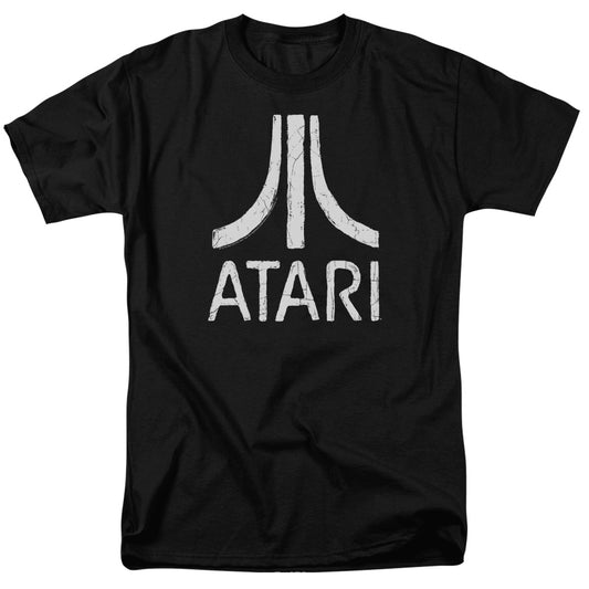 Atari™ Shirt - Officially Licensed - Game Shirt - Geek Shirt - Gamer Shirt - Gaming Shirt - Streamer Shirt - Adult Unisex Short Sleeve T-Shirt - Rough Logo