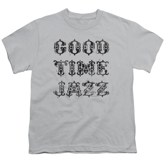 Good Time Jazz - Youth Kids T-Shirt (Ages 7+) - Short Sleeve Youth T Shirt - Gtj Vintage - Officially Licensed - S M L XL