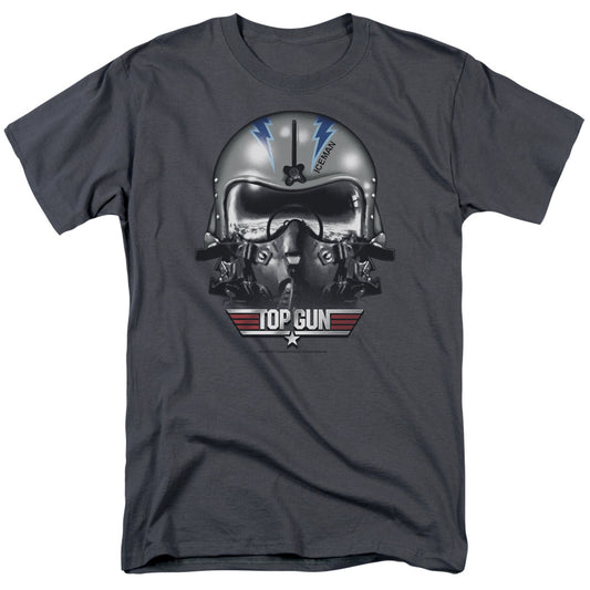 Top Gun™ Movie Shirt - Iceman Helmet - Officially Licensed - Adult Unisex Short Sleeve T-Shirt