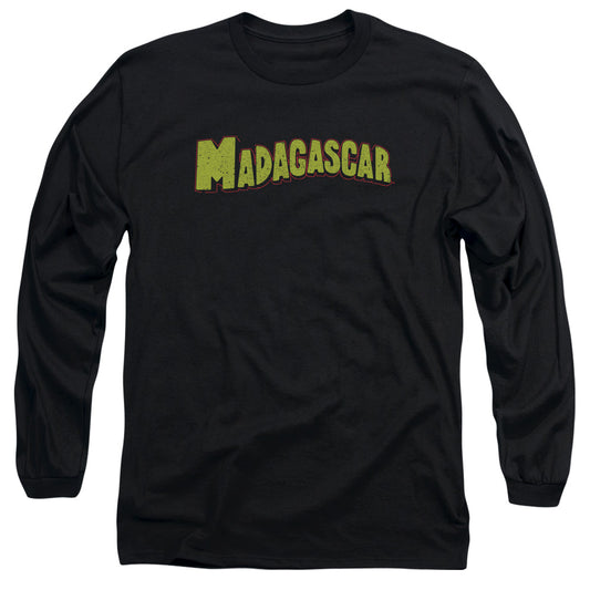 Madagascar - Adult Unisex Long Sleeve T-Shirt - Logo - Officially Licensed