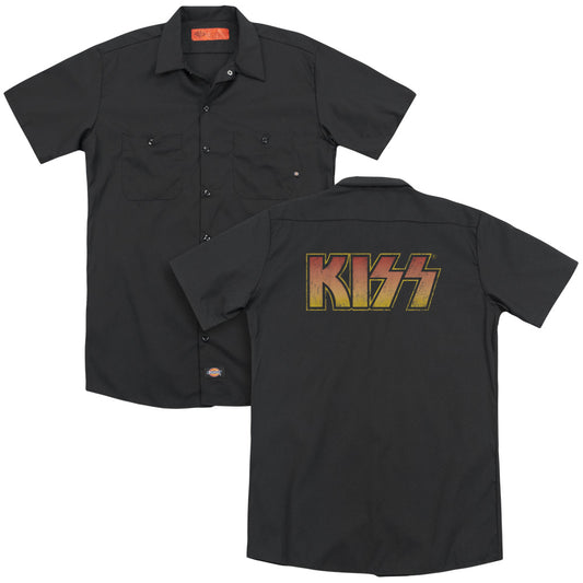 KISS™ Work Shirt - Officially Licensed - Classic - Button Up Down Shirt - Dickies Brand