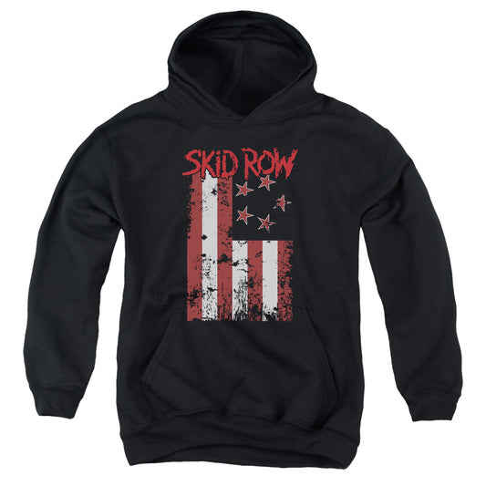 Skid Row™ - Youth Kids Hoodie (Ages 7+) - Officially Licensed - Pull Over Youth Hoodie - Flagged