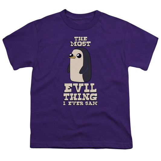 Adventure Time - Youth Kids T-Shirt (Ages 7+) - Short Sleeve Youth T Shirt - Evil Thing - Officially Licensed - S M L XL