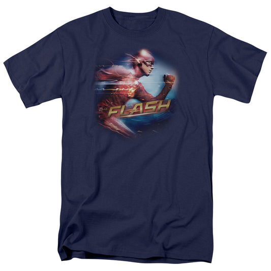 The Flash™ TV Show Shirt - Officially Licensed - Adult Unisex Short Sleeve T-Shirt - Fastest Man Alive Blue - Lightning Bolt, Star Labs, New TV Series