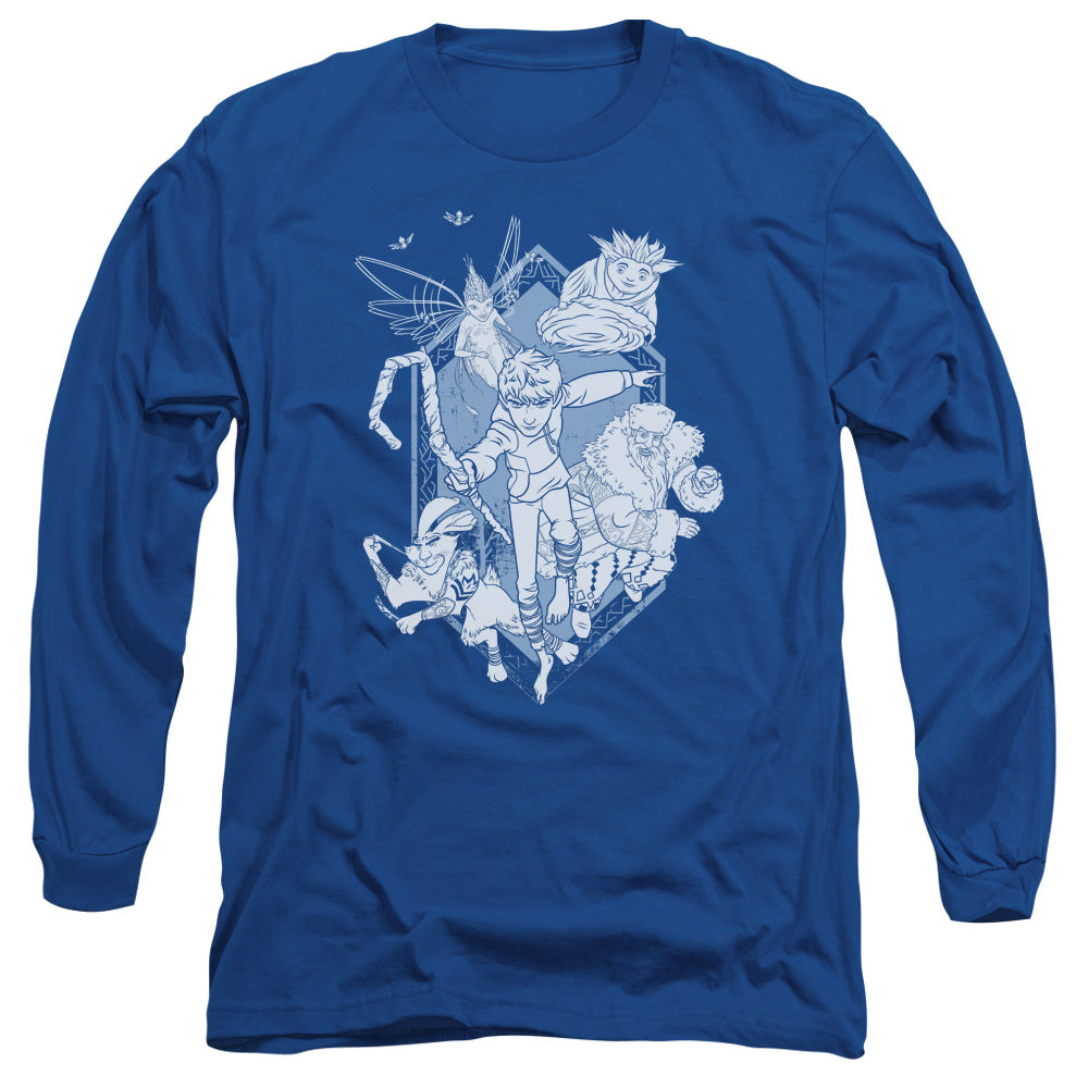 Rise Of The Guardians™ - Adult Unisex Long Sleeves T-Shirt - Coming For You - Jack Frost, Dreamworks, Vintage, Movie, Winter, Snow, Cartoon