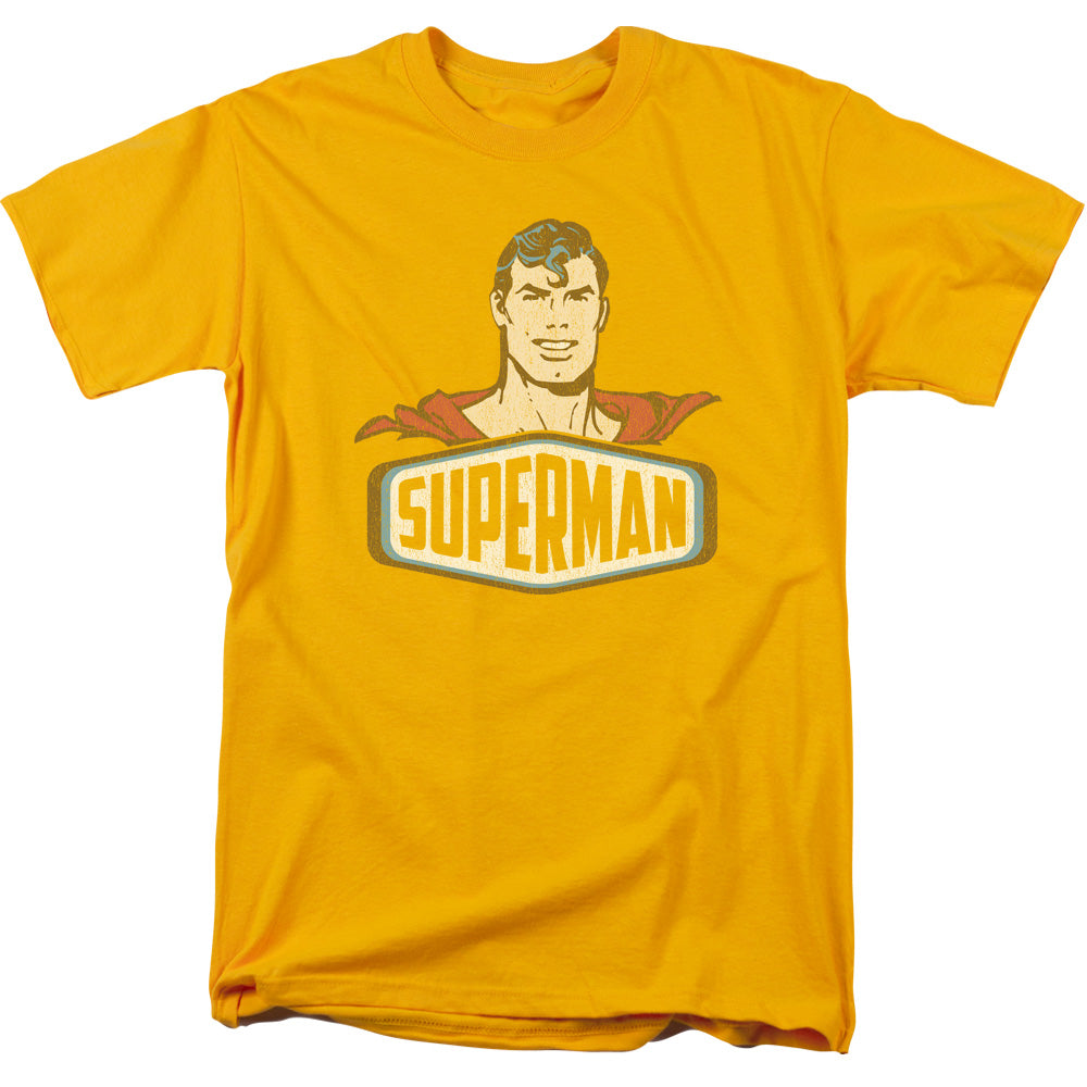Superman™ Retro Shirt - DC Comics Vintage - Officially Licensed - Adult Unisex Short Sleeve T-Shirt - Icon Sign