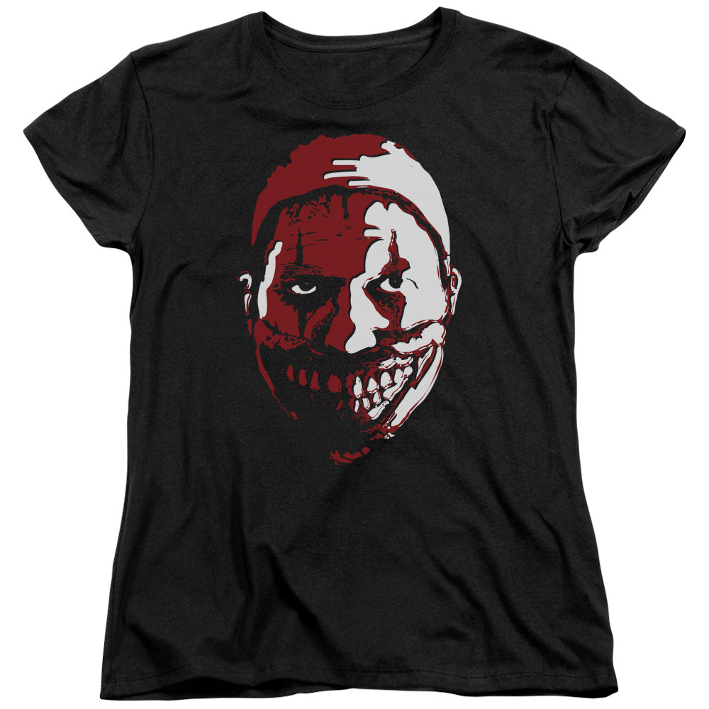 American Horror Story™ - Womens Shirt - Short Sleeve Women's T-Shirt - Loose Fit - The Clown - Officially Licensed - AHS Harmons