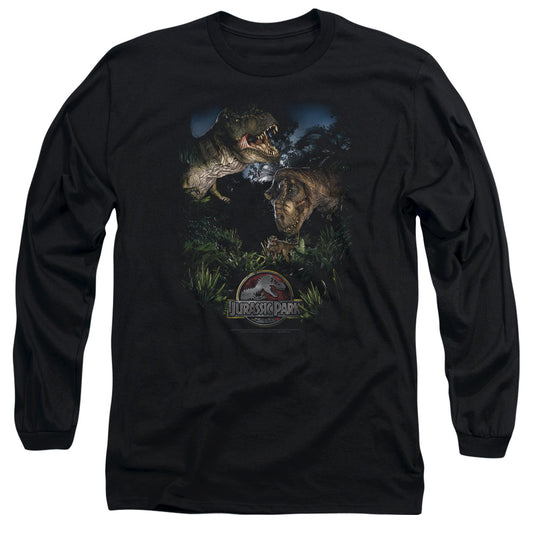 Jurassic Park - Happy Family Long Sleeve Adult 18/1 - Forces Of Mankind