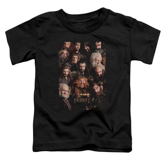 The Hobbit™ - Toddler Kids T-Shirt (Ages 2-4) - Short Sleeve Toddler Tee - Dwarves Poster - Officially Licensed - 2T 3T 4T