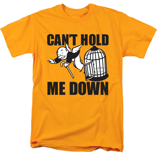 Monopoly™ Shirt - Officially Licensed - Cant Hold Me Down - Adult Unisex Short Sleeve T-Shirt