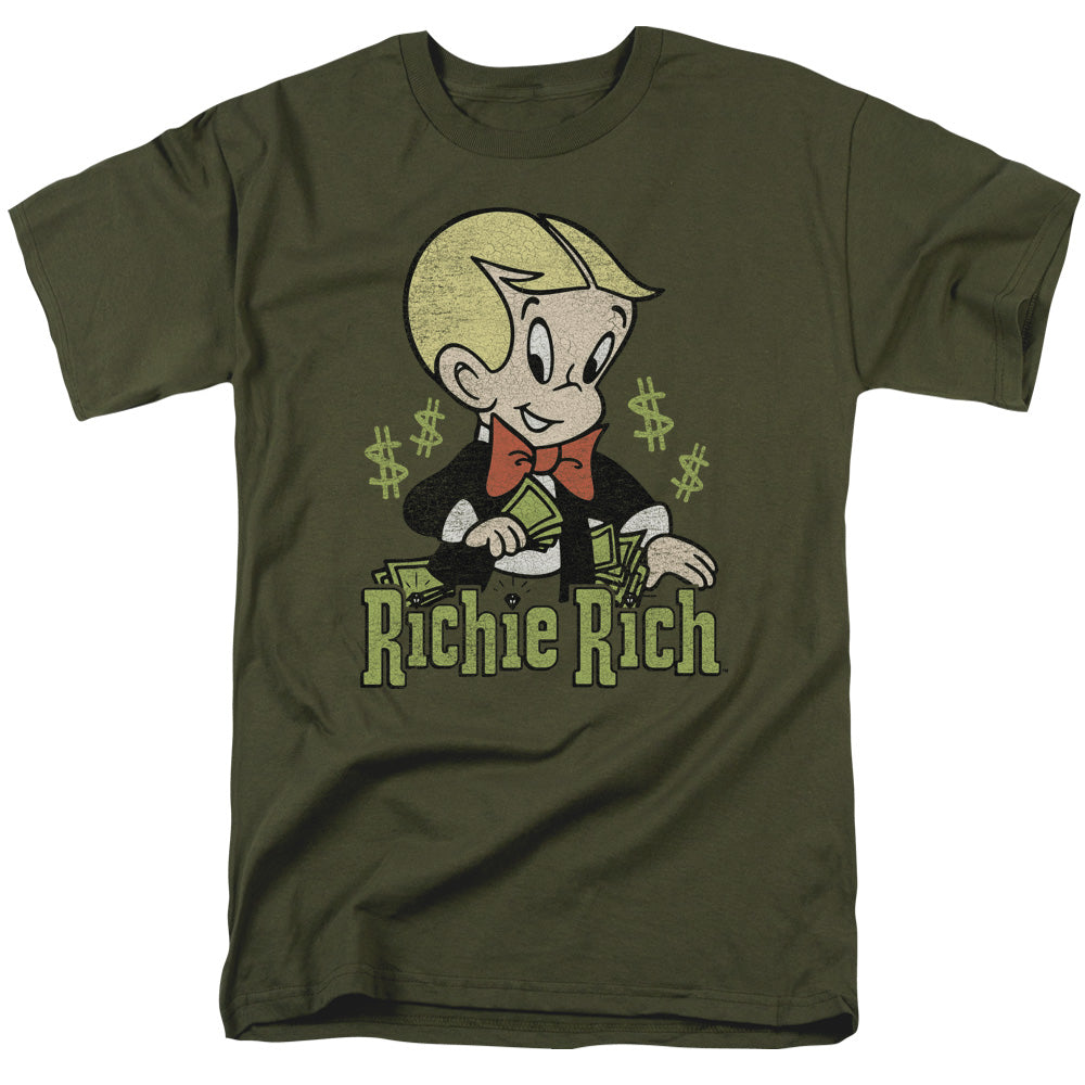 Richie Rich - Rich Logo - Unisex Adult Short Sleeve T-Shirt