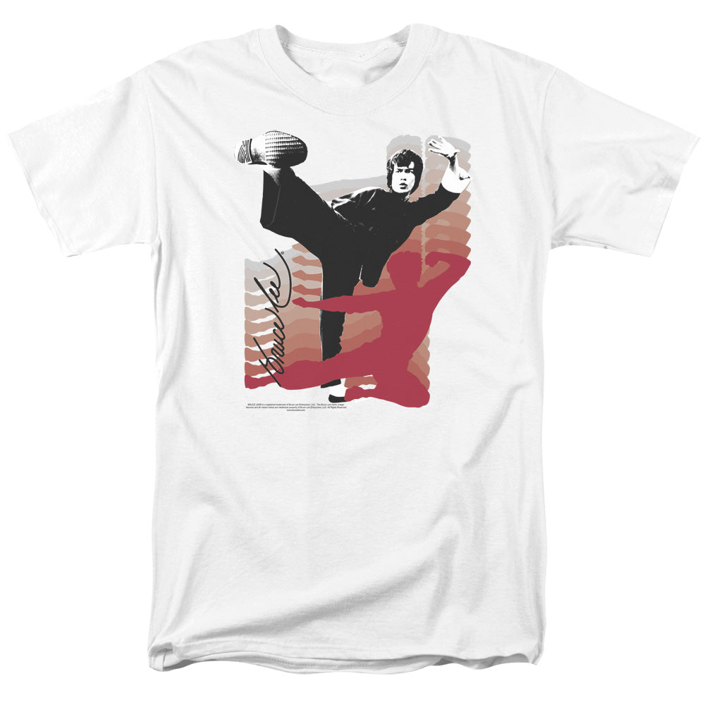 Bruce Lee™ Shirt - Officially Licensed - Adult Unisex Short Sleeve T-Shirt - Martial Arts Shirt - Kung Fu Shirt - Kick It