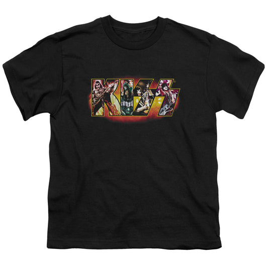KISS™ - Youth Kids T-Shirt (Ages 7+) - Short Sleeve Youth T-Shirt Tee - Stage Logo - Officially Licensed - S M L XL