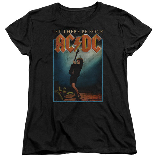 Acdc - Let There Be Rock Short Sleeve Women's Tee - Forces Of Mankind