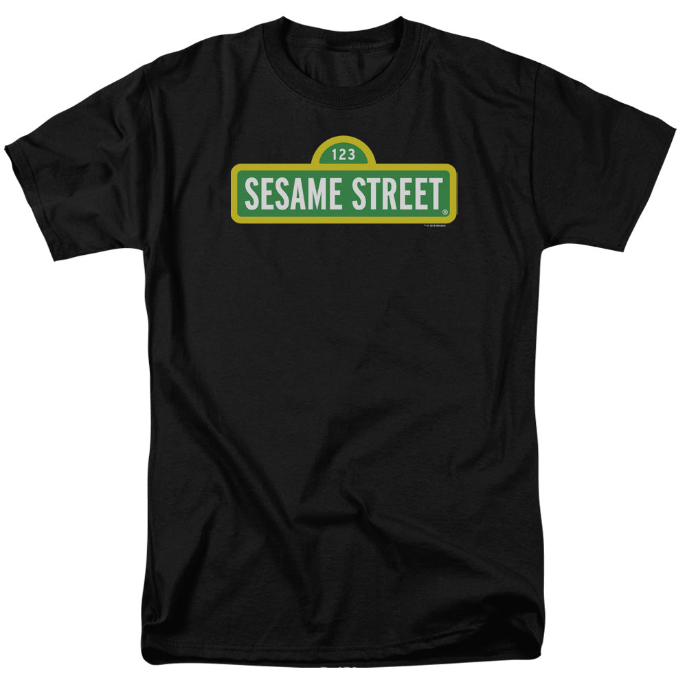 Sesame Street™ Shirt - Adult Unisex Short Sleeve T-Shirt - Officially Licensed - Logo Black - S M L XL 2X 3X 4X 5X
