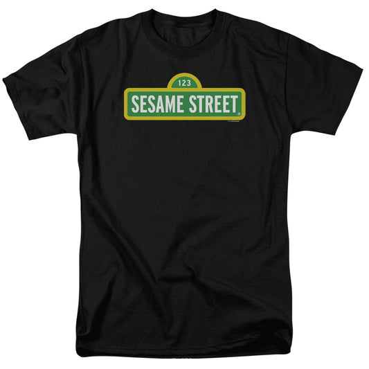 Sesame Street™ Shirt - Adult Unisex Short Sleeve T-Shirt - Officially Licensed - Logo Black - S M L XL 2X 3X 4X 5X
