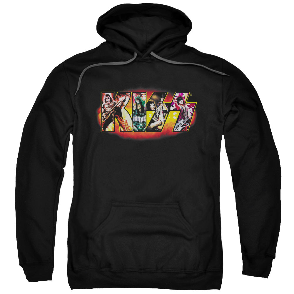 KISS™ Hoodie - Officially Licensed - Stage Logo - Adult Unisex Pull Over Hoodie