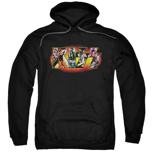 KISS™ Hoodie - Officially Licensed - Stage Logo - Adult Unisex Pull Over Hoodie