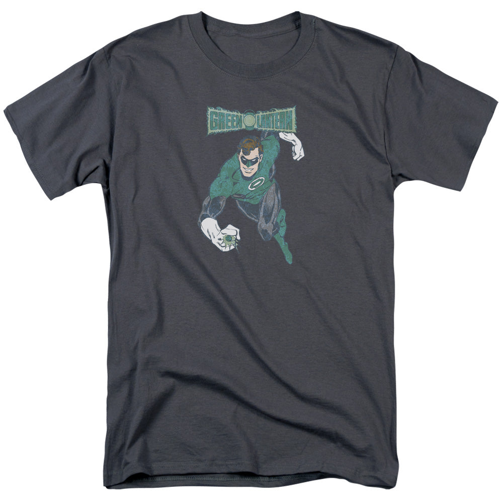 Green Lantern™ Retro Shirt - DC Comics Vintage - Officially Licensed - Adult Unisex Short Sleeve T-Shirt - Desaturated Faded Green Lantern