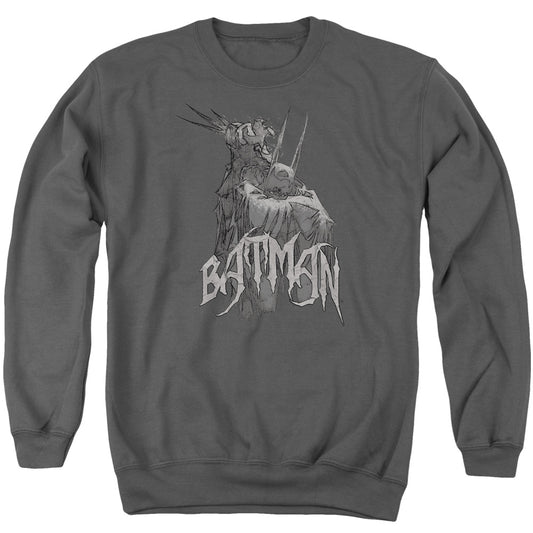 Batman - Scary Right Hand Adult Crewneck Sweatshirt - Forces Of Mankind
