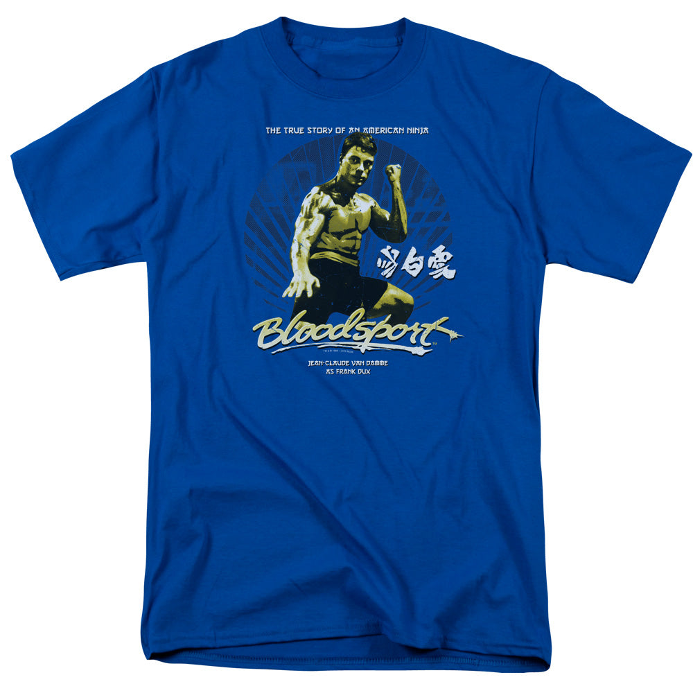 Bloodsport™ Action Movie Shirt - Martial Arts Shirt - Jean Claude Van Damme - Adult Unisex Short Sleeve T-Shirt - American Ninja